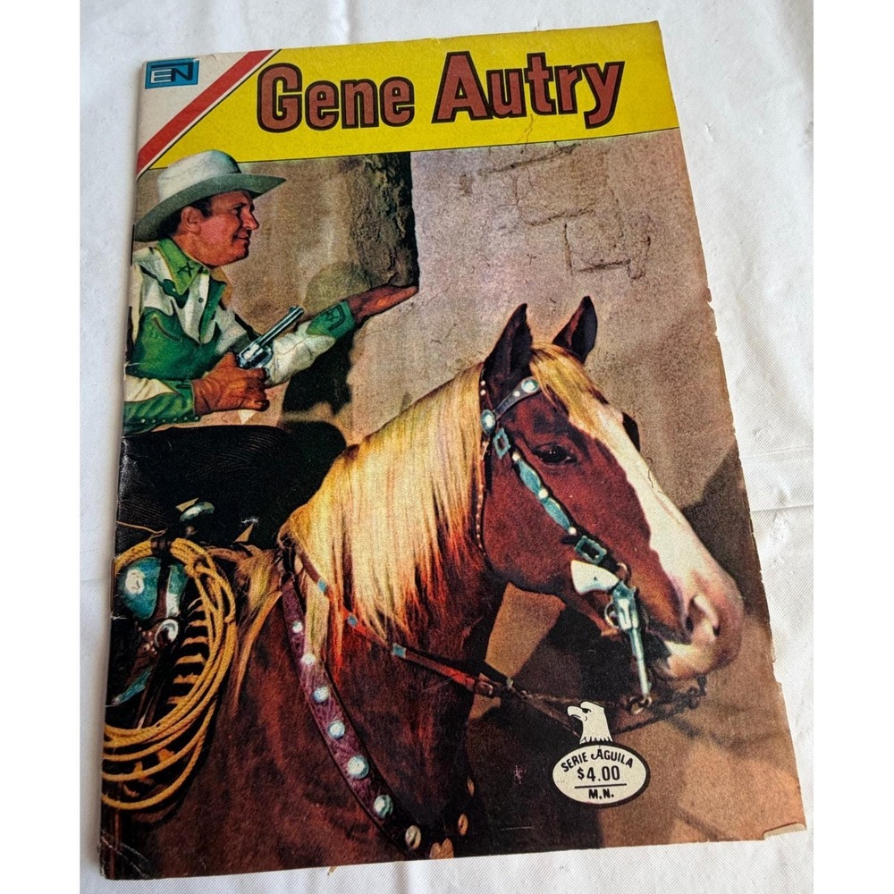 Vintage Gene Autry Comic Book‎ Serie Aguila Spanish Editorial Novaro Western